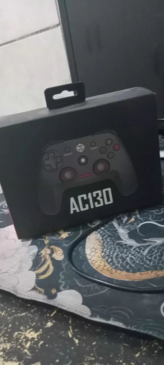 Controle Gamer TGT AC130 - Semi Novo, Na Caixa, Funcionando 100% - Foto 3