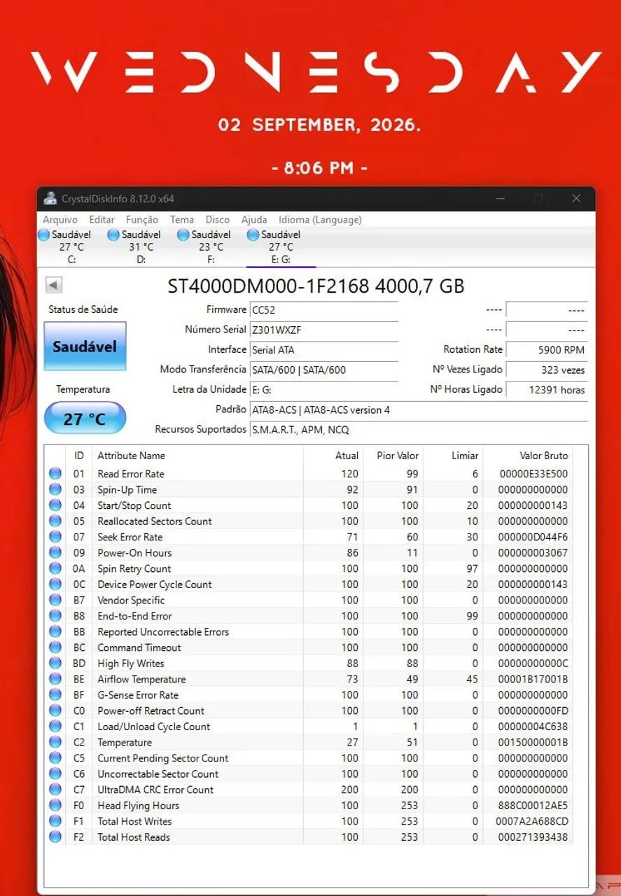 HD interno Seagate 4 terabytes 