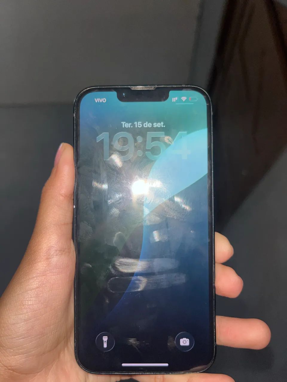 IPHONE 13- preto azulado 128gb