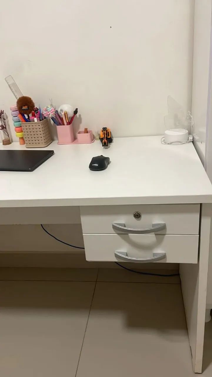 Vendo mesa angular branca para escritório  - Foto 3