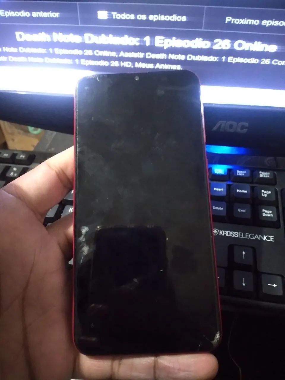 Samsung A10 SM-A105M  tela trincada 115,00 - Foto 3