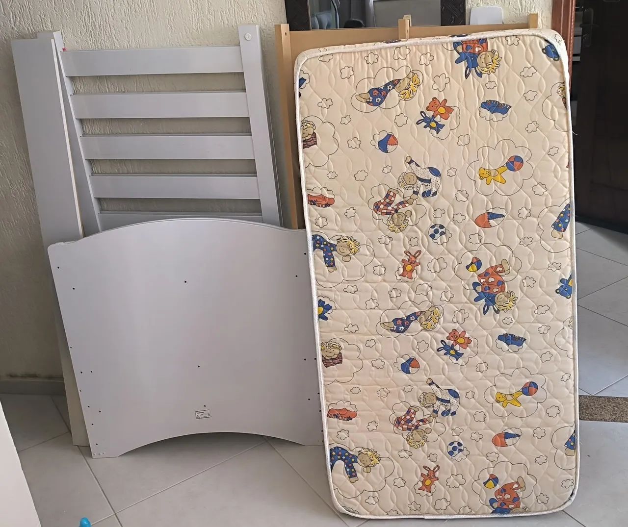 Berço/Cama Infantil 3 em 1 Branco - Foto 4