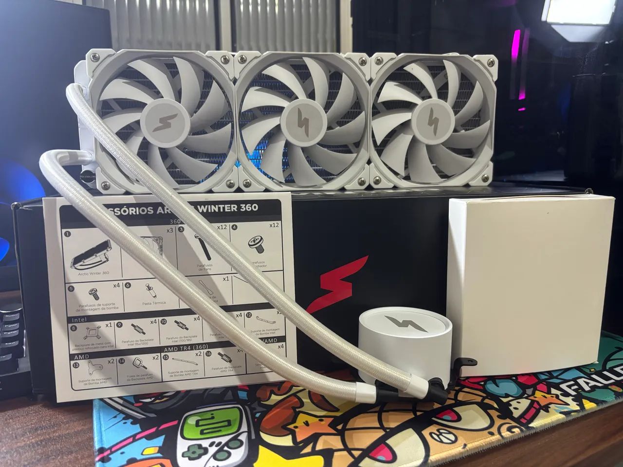 Water Cooler SuperFrame Arctic Winter, 360mm, Intel-AMD, SF-WC