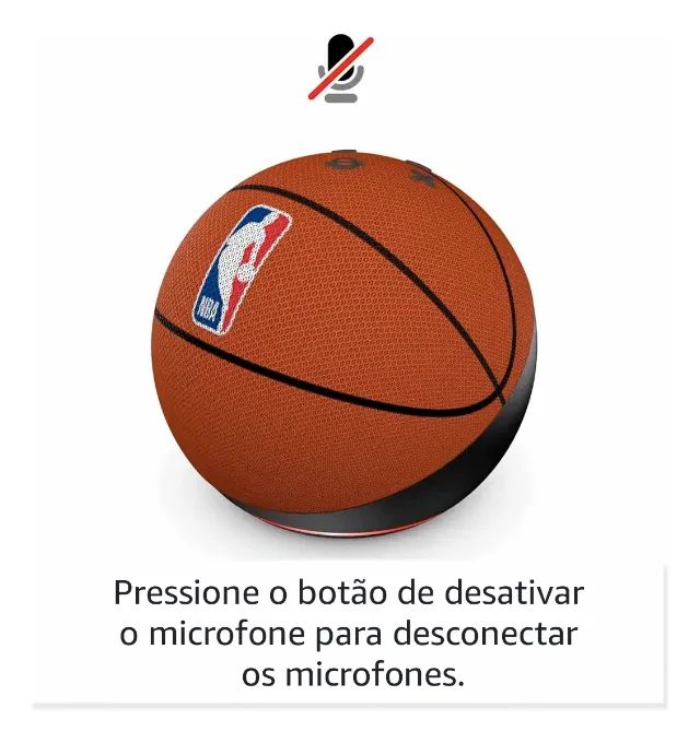 Amazon Echo Dot 5th Gen. Edição-limitada Oficial NBA - Casa