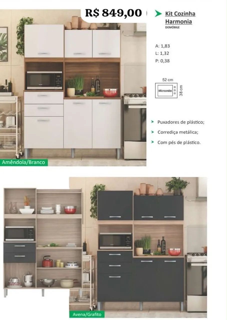 Armário de cozinha Harmonia 