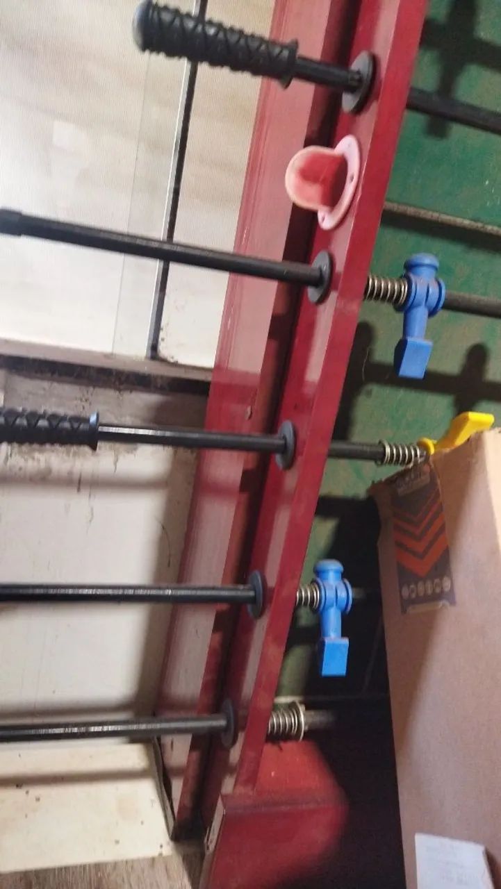 Mesa de Pebolim Klopf  Profissional Madeira Polipropileno Com Bolas - Foto 3