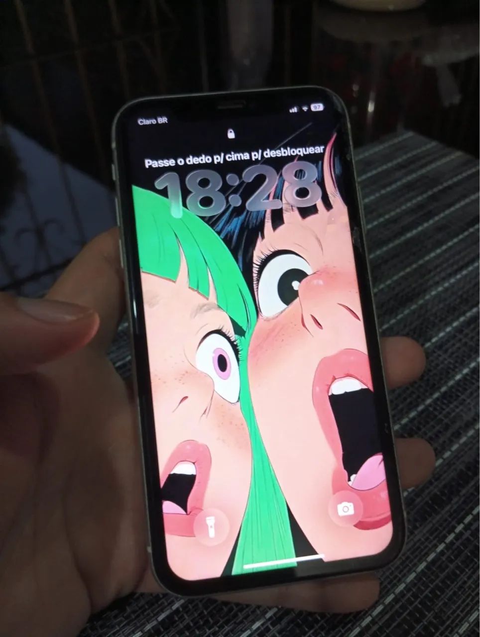 Celular avariado