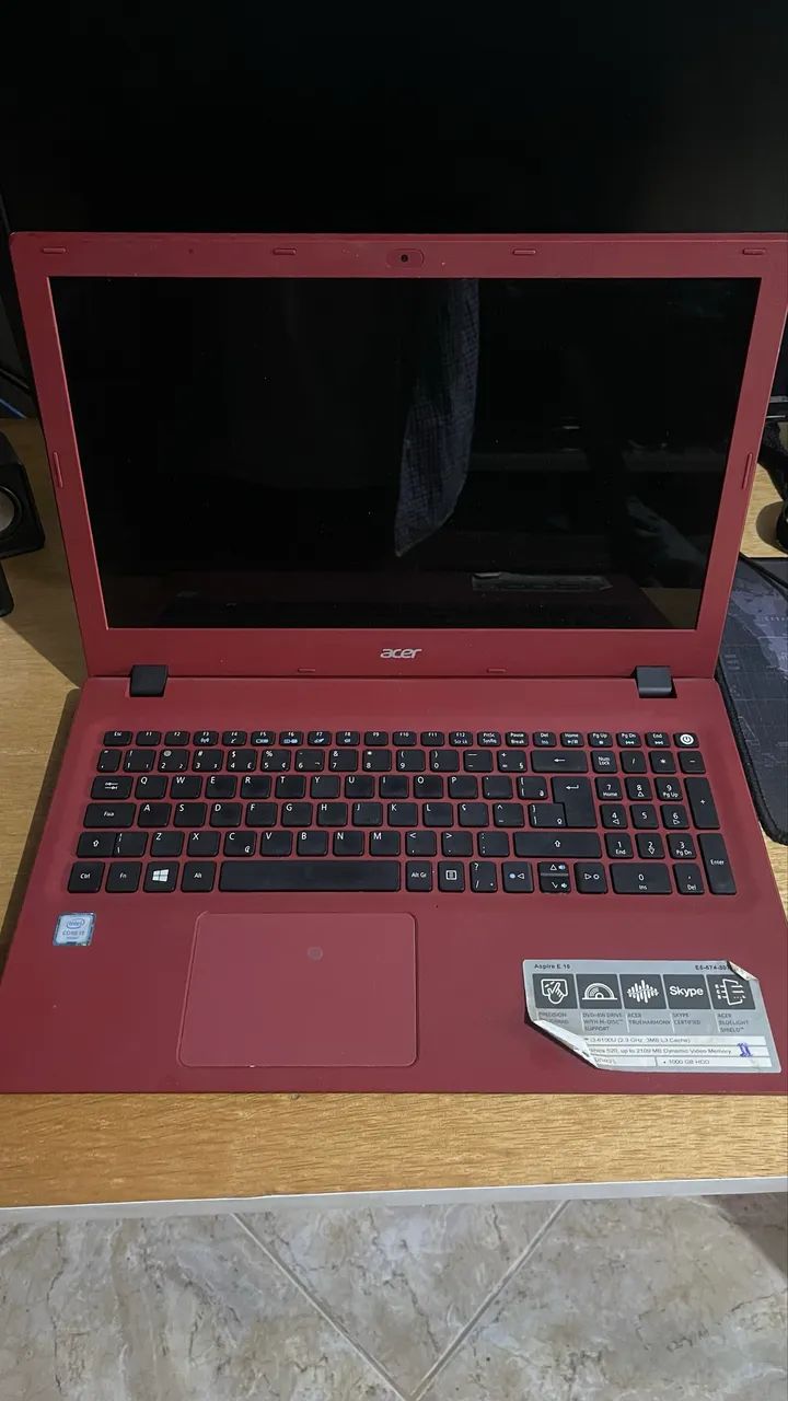 Vendo notebook acer aspire e 15 i3