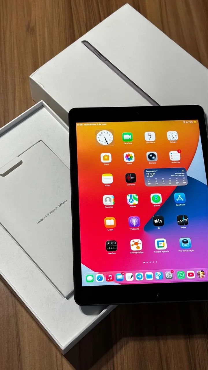 パソコン ipad iPad 9 geração 64gb acompanha caixa e manual - Tablets e E-Readers