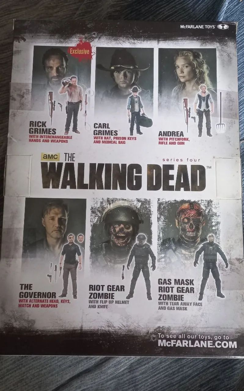 Daryl e Merle Dixon The Walking Dead Mcfarlane Toys lacrado - Foto 3