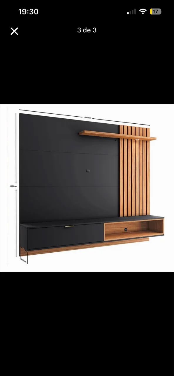 Painel TV + rack 