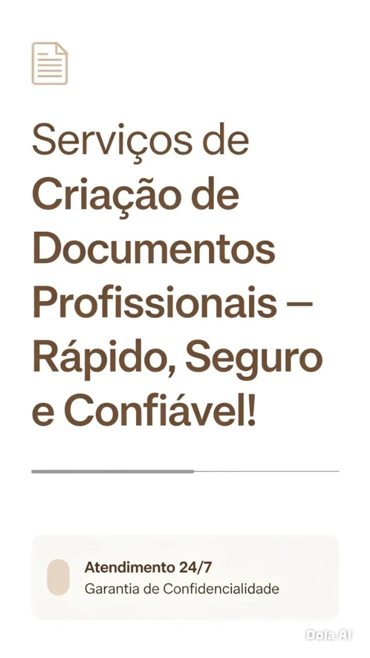  Serviços de Criação de Documentos Profissionais - Rápido, Seguro e Confiável!