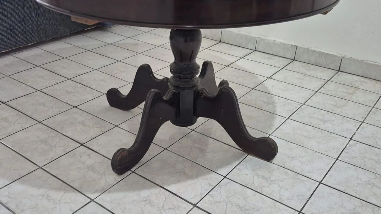 Mesa de madeira imbuia - Foto 5