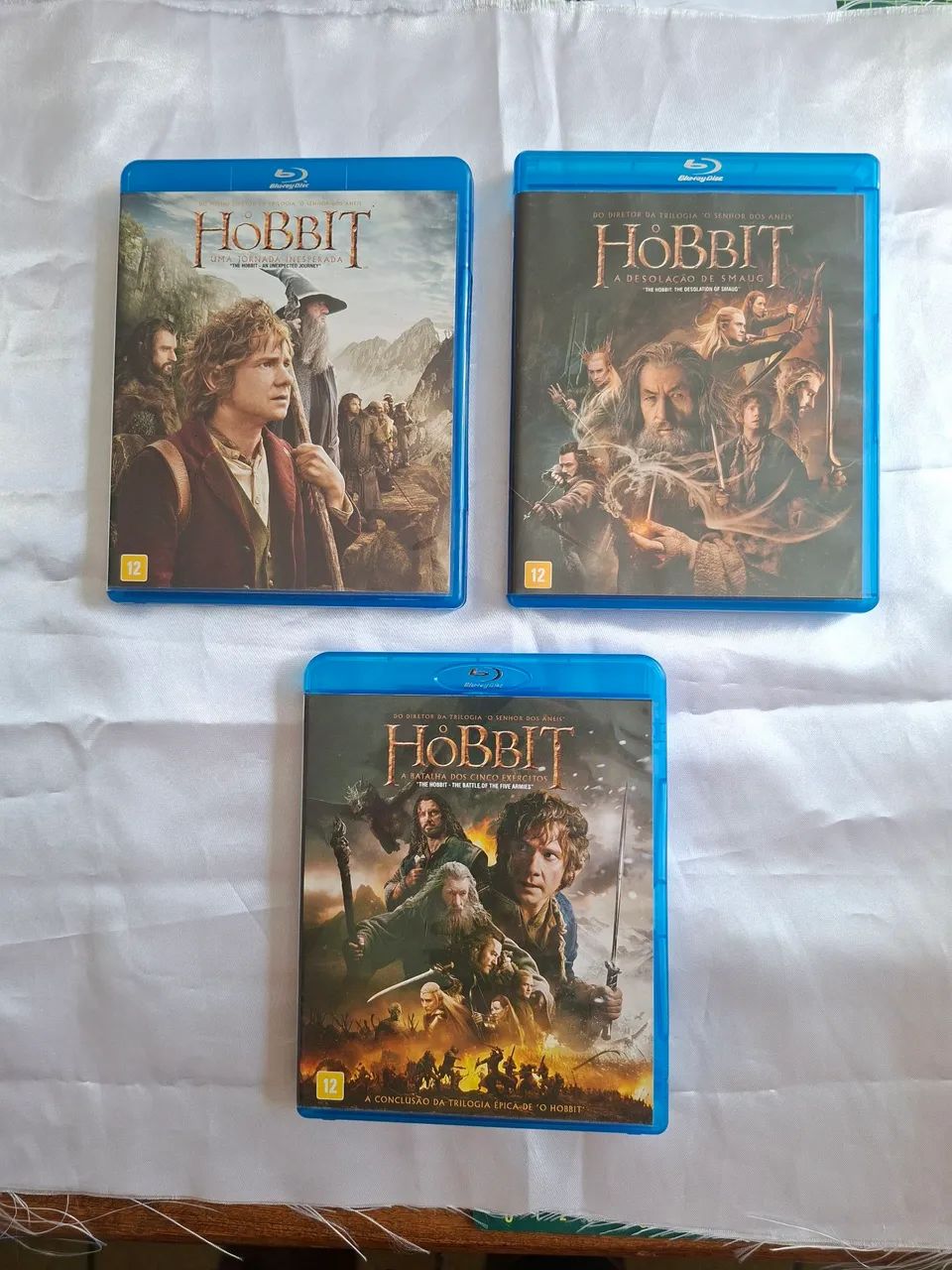 BLU-RAY O HOBBIT TRILOGIA COMPLETA. 