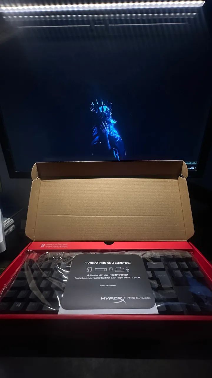Teclado mecânico Hyperx Switch Red TKL - Foto 4