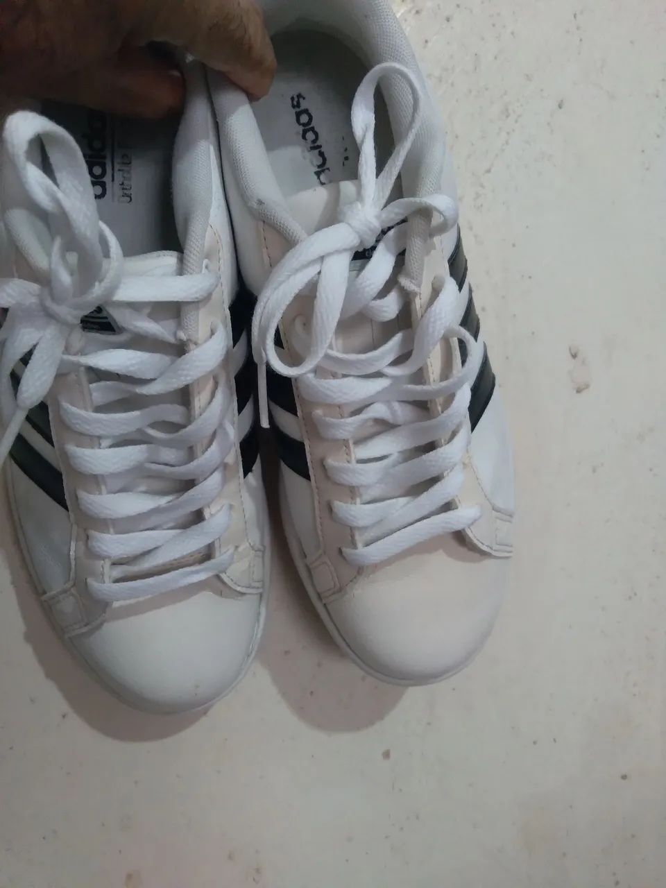 Tênis adidas branco original  - Foto 4