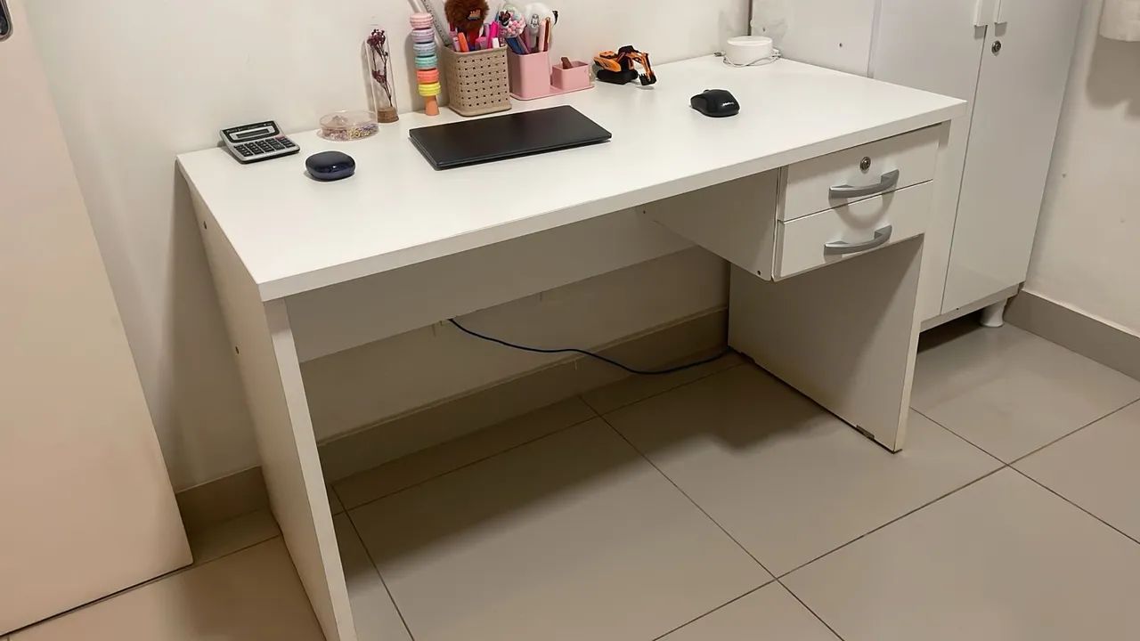 Vendo mesa angular branca para escritório  - Foto 2