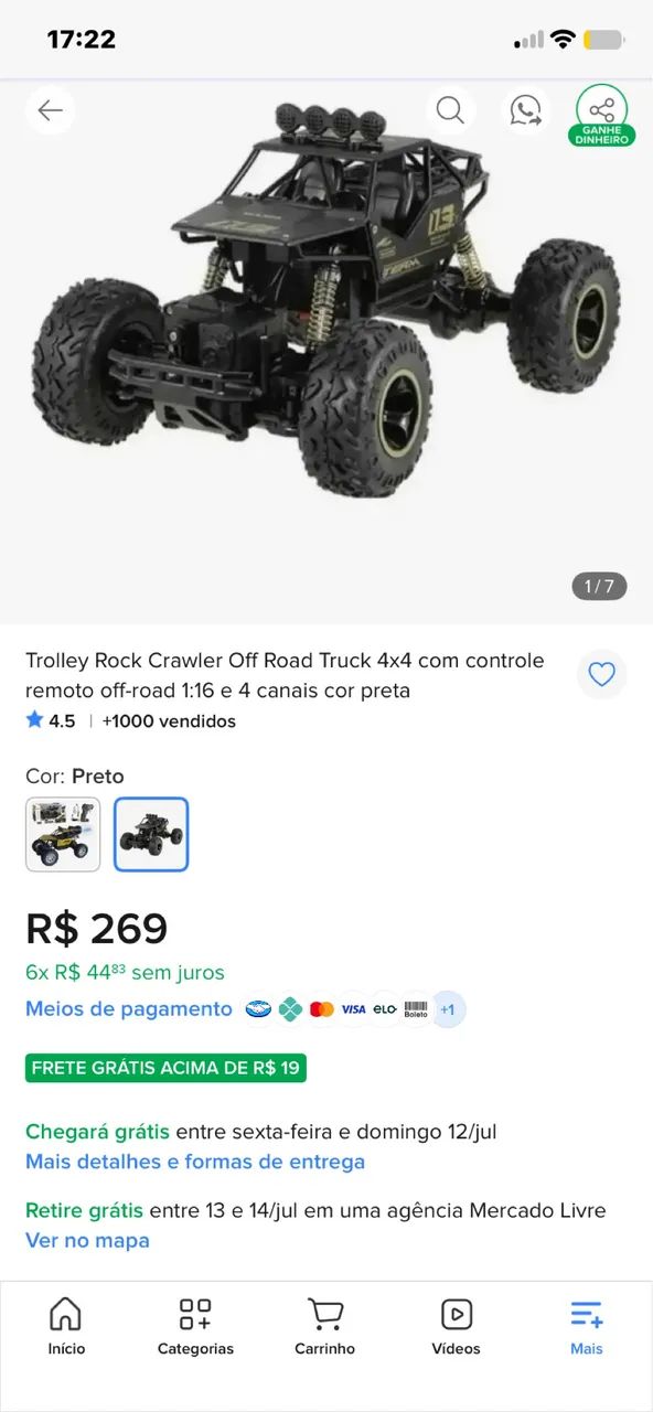 Carro com controle remoto - Foto 5