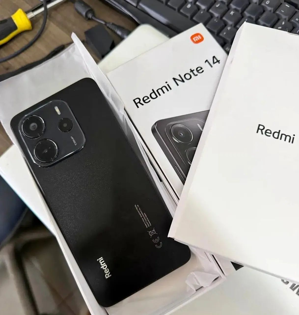 Redmi  note 14 256gb troco com volta 