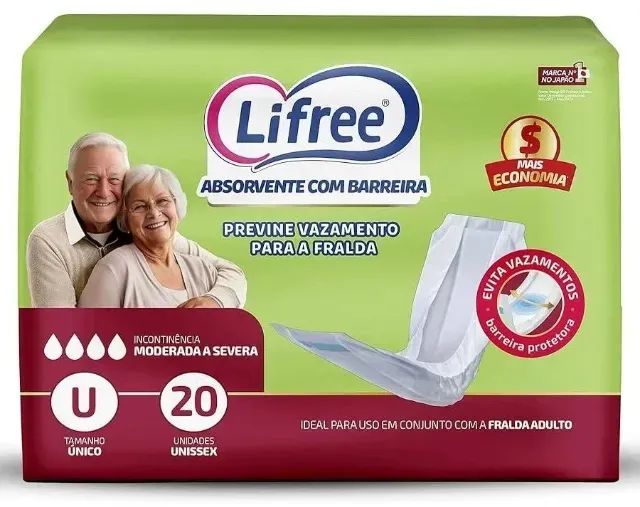 Lifree Absorvente Geriátrico 20 Unidades