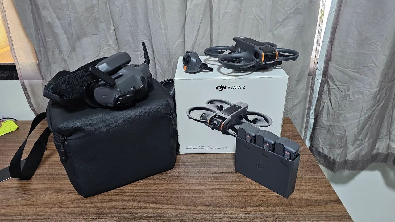 DJI AVATA 2 - FLY MORE COMBO | COMPLETO | IMPECÁVEL