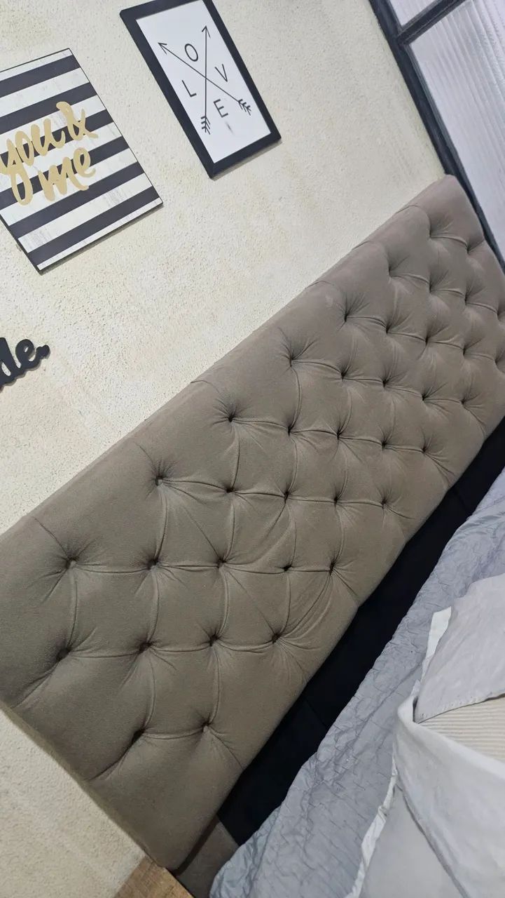 Vendo base de cama queen baú  - Foto 4