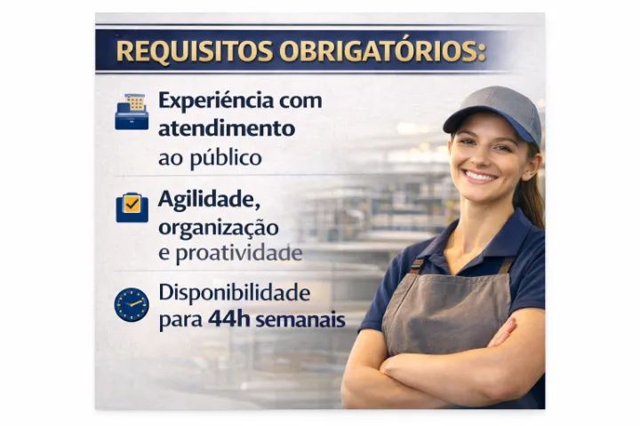 Lanchonete escolar contrata atendente - Foto 3