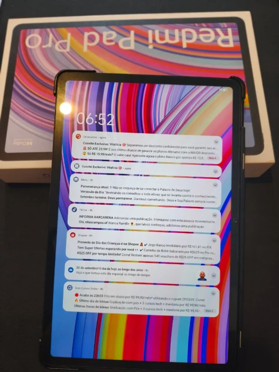 Tablet Redmi Pad Pro 12.1 8gb 256gb de Armazenamento, Cor Cinza - Foto 3