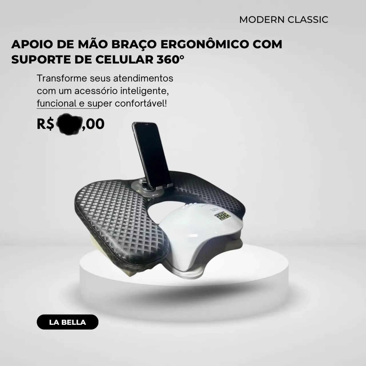 Apoio braço/ mão / manicure / Nails 