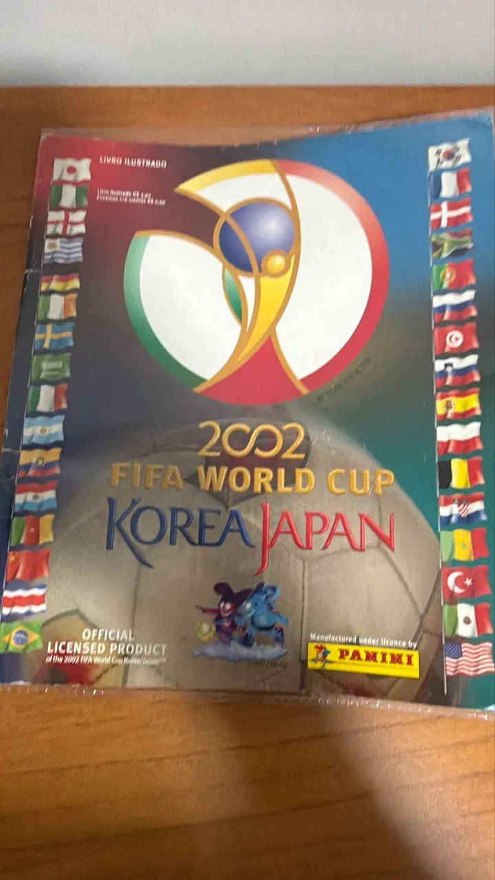 Álbum Copa 2002 COMPLETO e ORIGINAL 