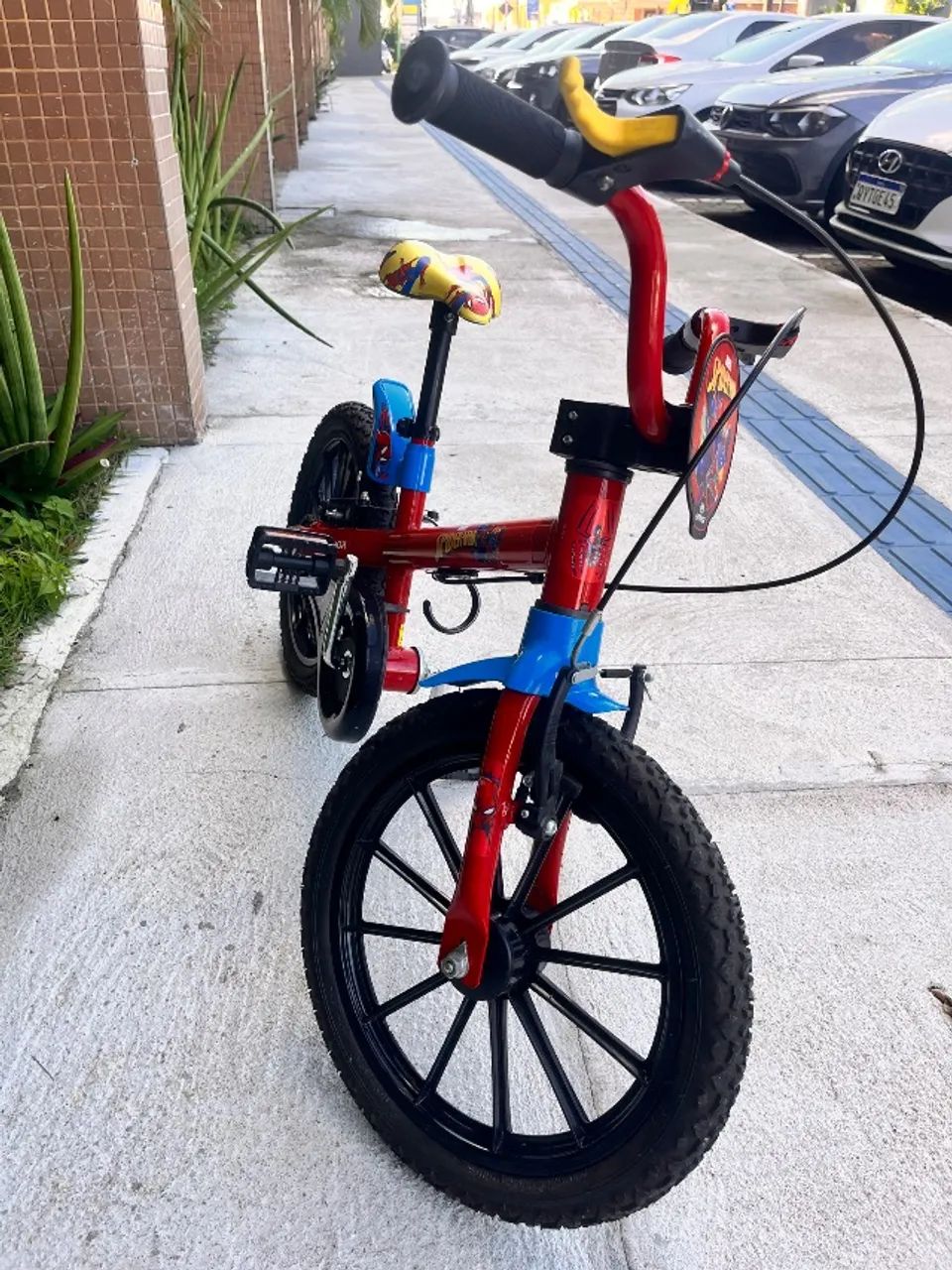 Bicicleta aro 16 marca Nathor - Homem Aranha - Foto 2