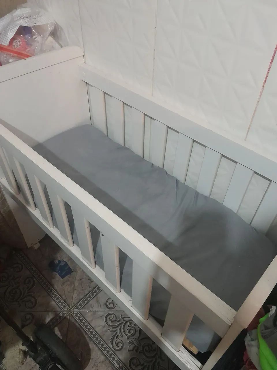 Mini berço com colchão +bebê conforto  - Foto 3