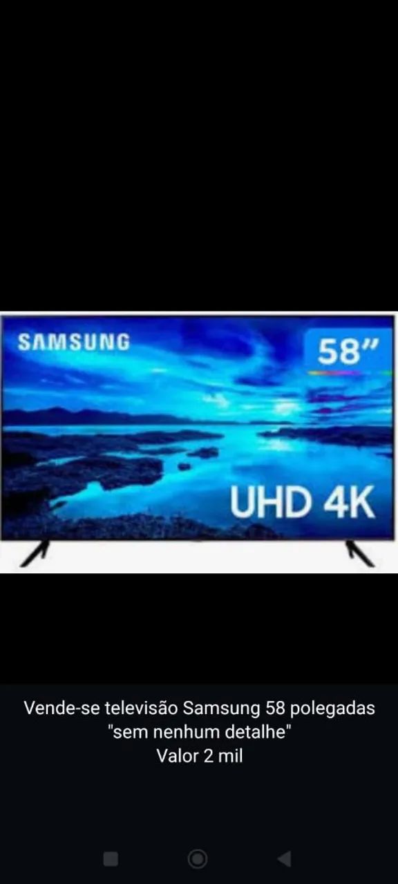 Televisão smart 58 polegadas Samsung 4k 