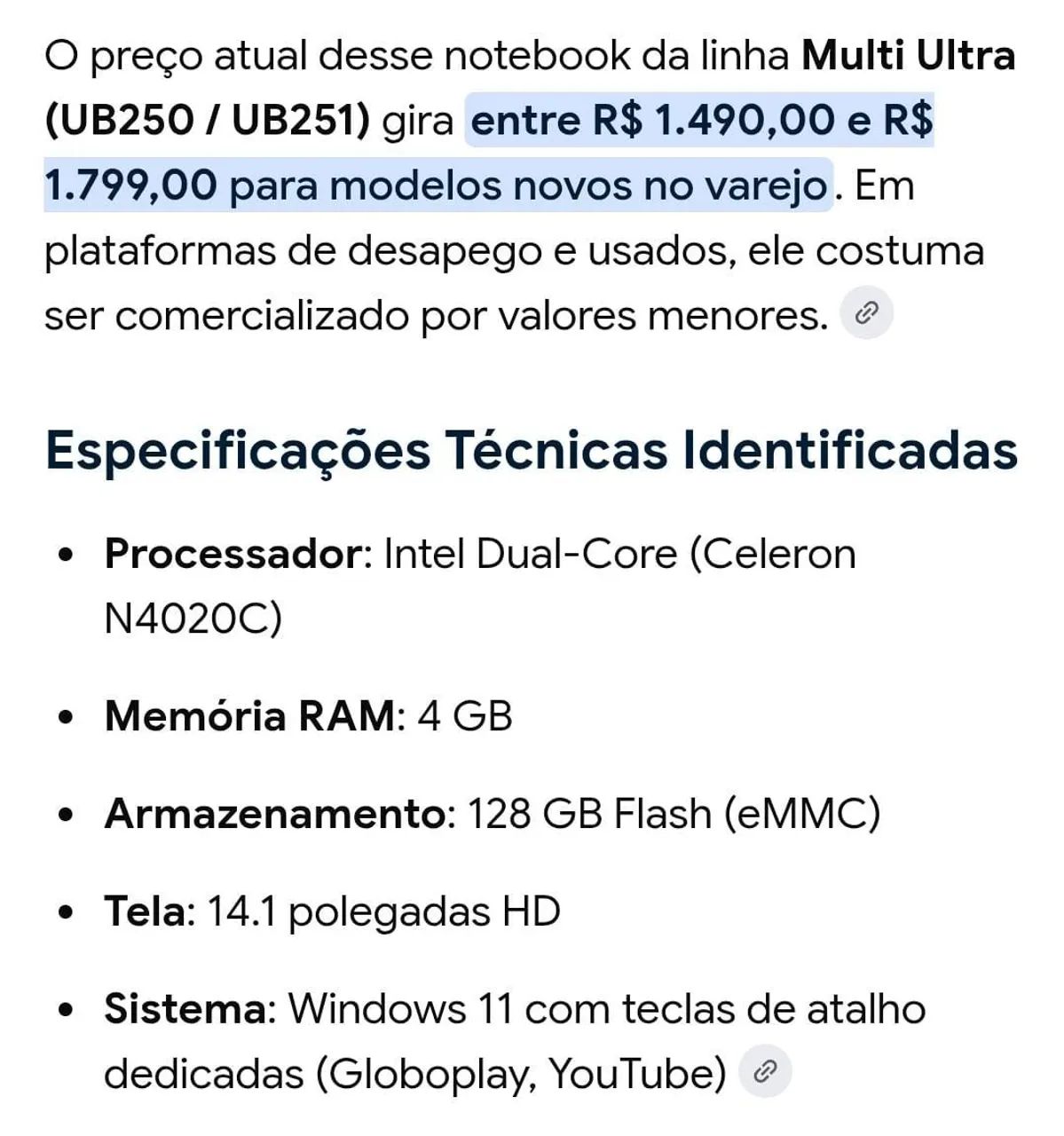 Notebook Multilaser ultra, praticamente novo, possui a película ainda no visor! - Foto 3