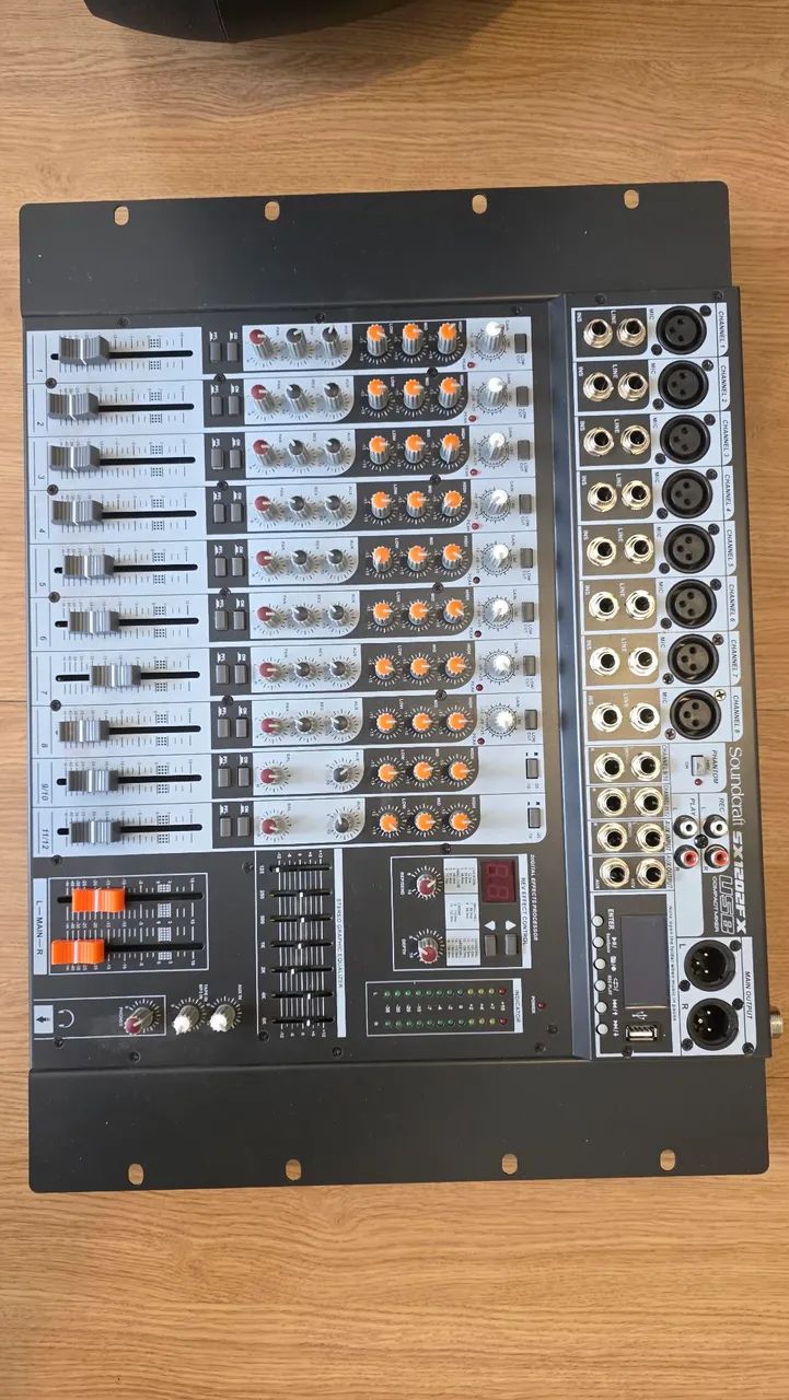 MESA SOM SOUNDCRAFT SX1202FX USB - Foto 6