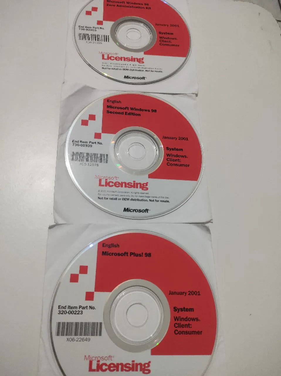 Cd Anos 90 Coleção original Windows 98 Kit Completo Original MSDN