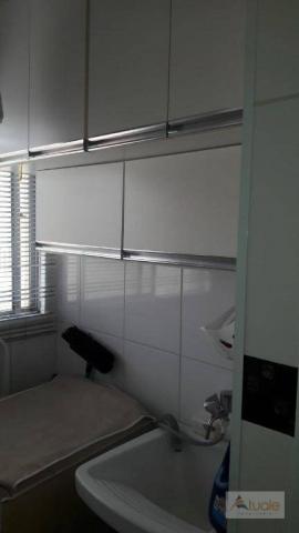 Apartamento com 2 dormitórios à venda, 50 m² - parque bandeirantes i (nova veneza) - sumar - Foto 3