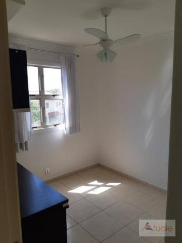 Apartamento com 2 dormitórios para alugar, 46 m² por r$ 1.050,00/mês - parque villa flores - Foto 9