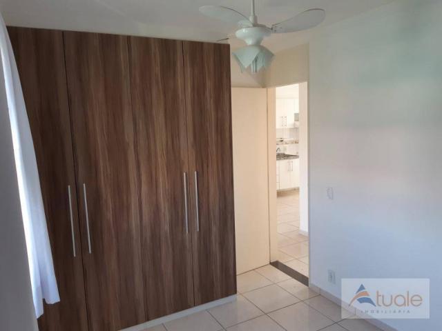 Apartamento com 2 dormitórios para alugar, 46 m² por r$ 1.050,00/mês - parque villa flores - Foto 7