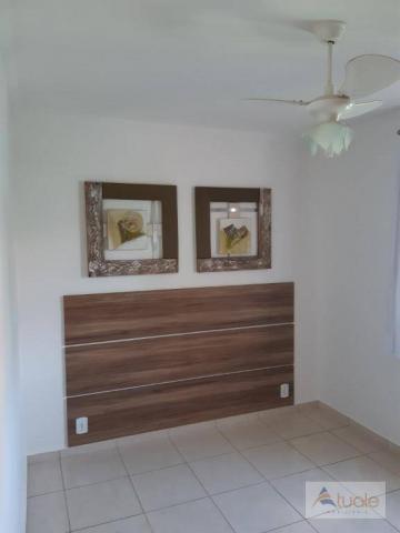 Apartamento com 2 dormitórios para alugar, 46 m² por r$ 1.050,00/mês - parque villa flores - Foto 14