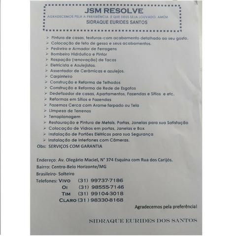 Serviço Reforma Em Geral Construção Limpesa Terreno Telado Rede Esgoto Jsm Resolve 