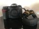 Nikon D200 com lente, carregador, bateria e cartão de memória