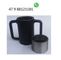 Caneca rosca luva porca kit p escora metálica
