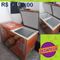 Freezer horizontal laranja duas portas Upp Imperdível