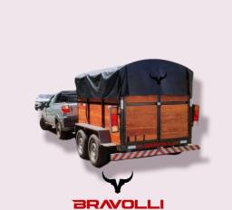 Título do anúncio: Carretinha BRAVOLLI ' AC - Reboque ° Alta performance com 3 anos garantia 