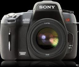 Título do anúncio: Câmera Fotográfica Sony a550 DSRL com 2 lentes e Flash acoplavel