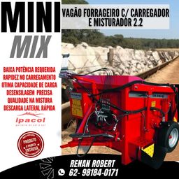 Título do anúncio: Vagão Forrageiro Rebocavel auto carregavel Mini mix 2.2 m3