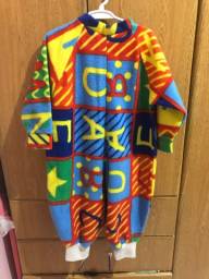 Título do anúncio: Macacão pijama infantil moda inverno colorido 18 meses
