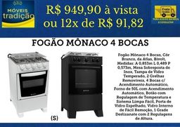 Título do anúncio: Fogão Mônaco 4 Bocas Promoção 