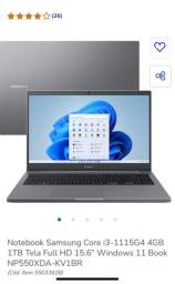 Título do anúncio: Notebook Samsung 